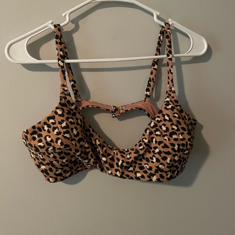 Aerie Cheetah Bikini Top